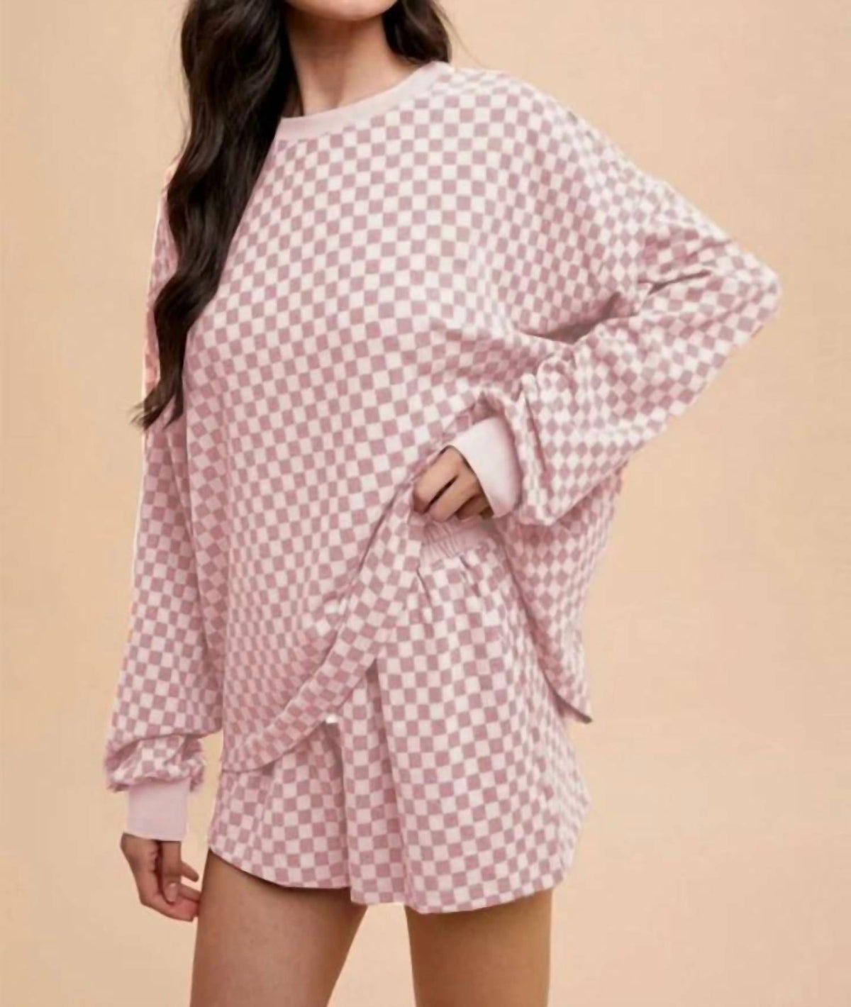 Anniewear - Coastal Check Lounge Set
