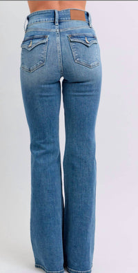 Judy Blue - Fancy Bottoms Flare Jeans