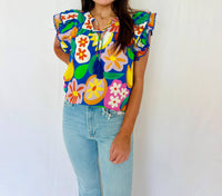 Joy Joy - Miley V Neck Top