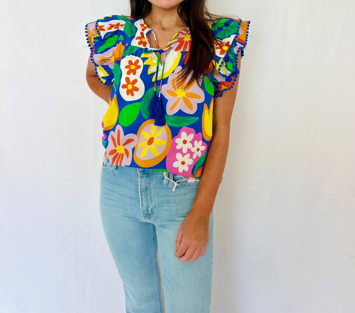 Joy Joy - Miley V Neck Top