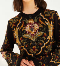 Farm Rio - Majestic Hearts Knit Cardigan