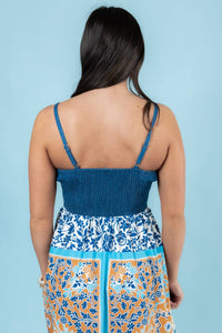 Current Air - Quilted Top Maxi Sundress