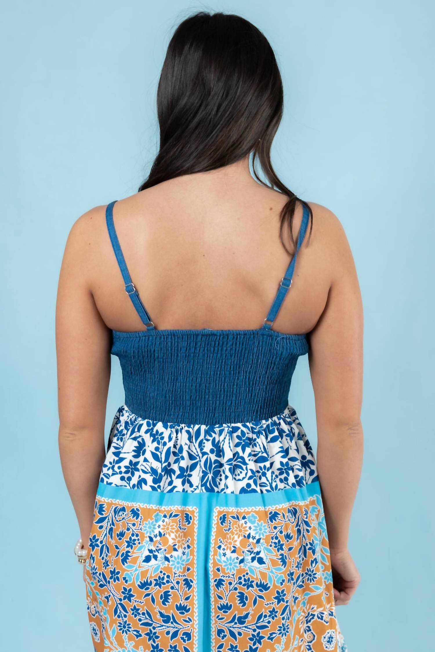 Current Air - Quilted Top Maxi Sundress