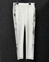 Zannza Couture - Women's Cotton Pants With Black Detail