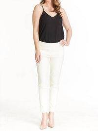 Slimsation By Multiples - Pull On Twill Ankle Pants