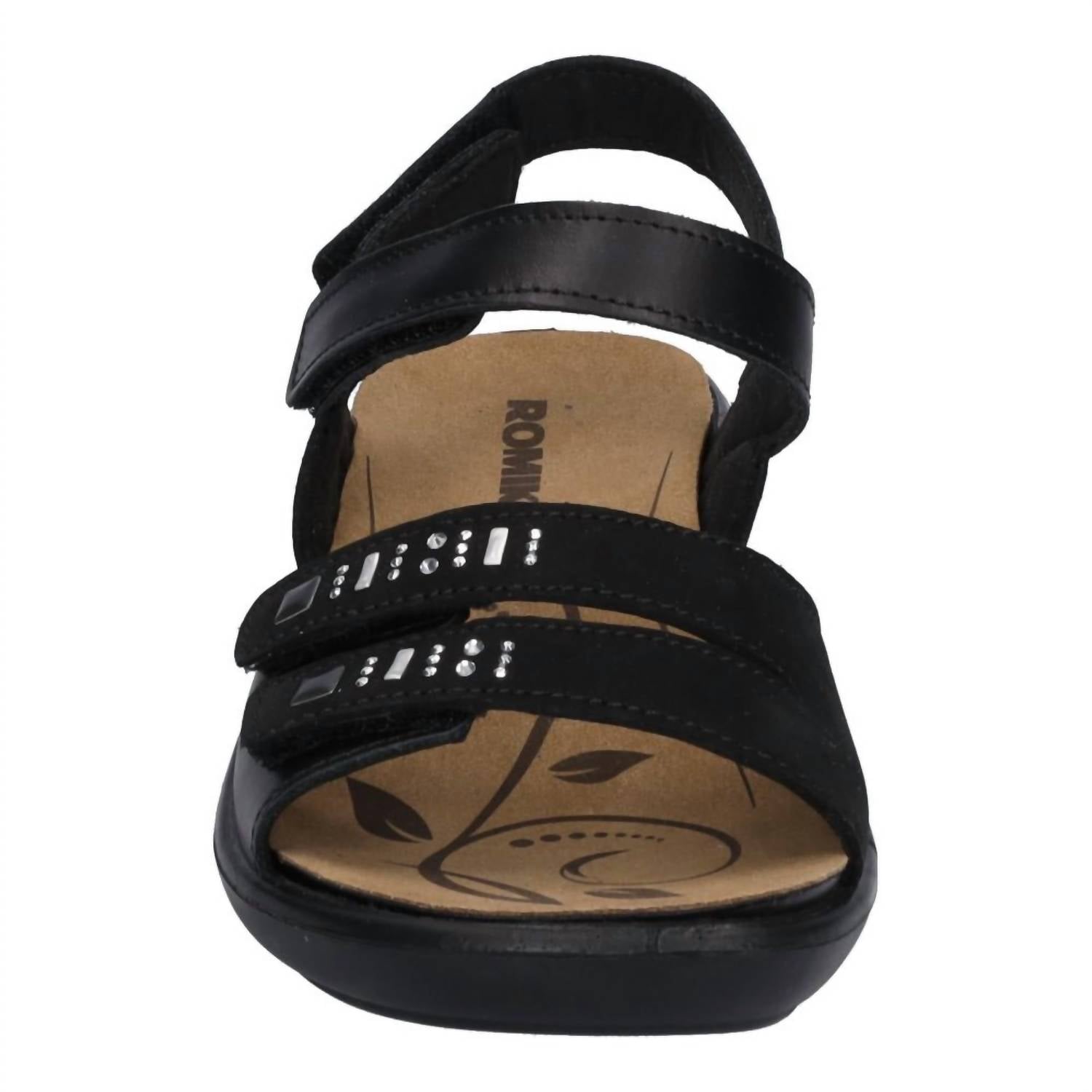 Romika USA Women's Ibiza 86 Leather Sandals in black - women's sandal - view 4