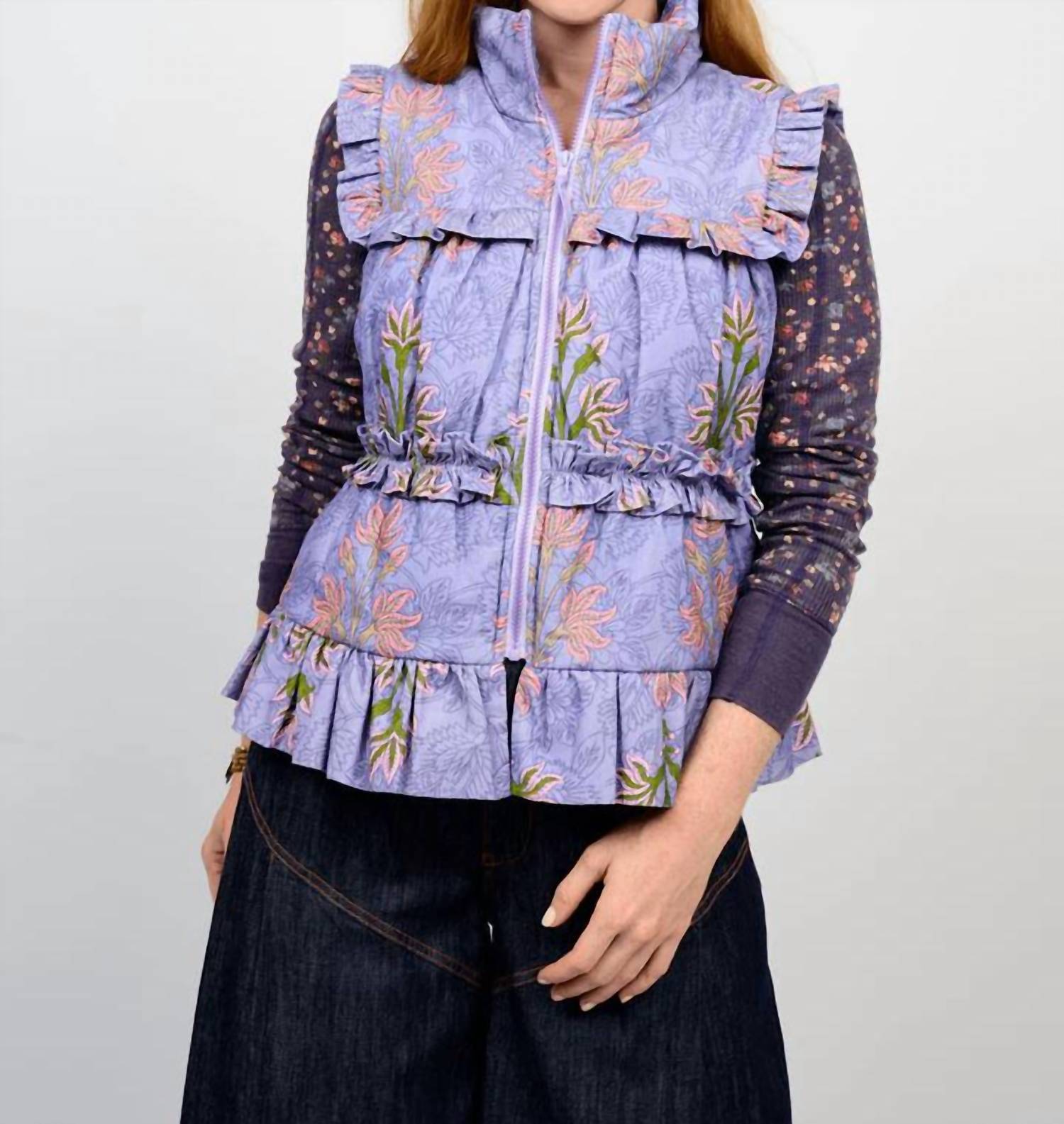 Ivy Jane - Block Print Corduroy Vest