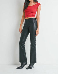 Just Black Denim - Mercer Coated Slim Bootcut Jean