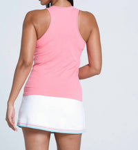 Lucky In Love - Seamless High Neck Tank With Built In Bra