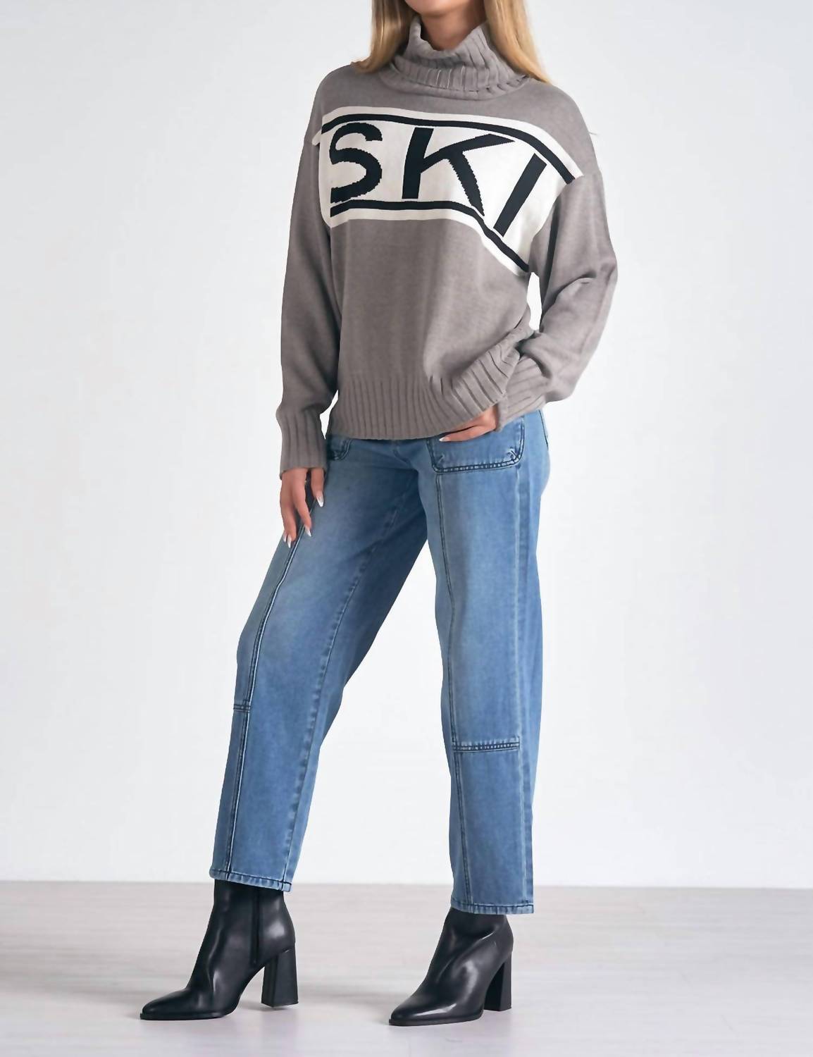 Elan - Ski Turtleneck Cotton Sweater