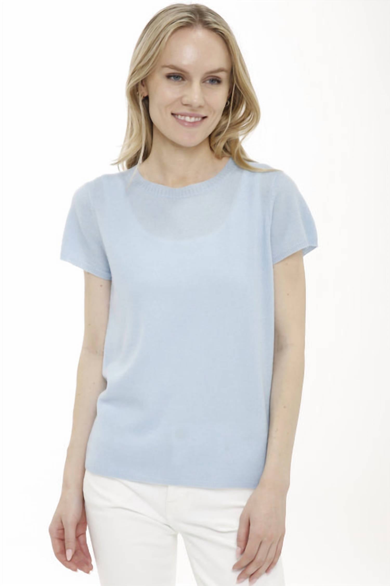 Incashmere - Cashmere Luxury Crew Neck Tee
