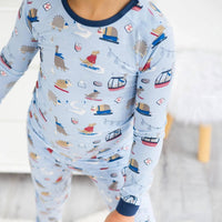 Magnetic Me - Kid's Ski Rex 2 Piece Toddler Pajama Set