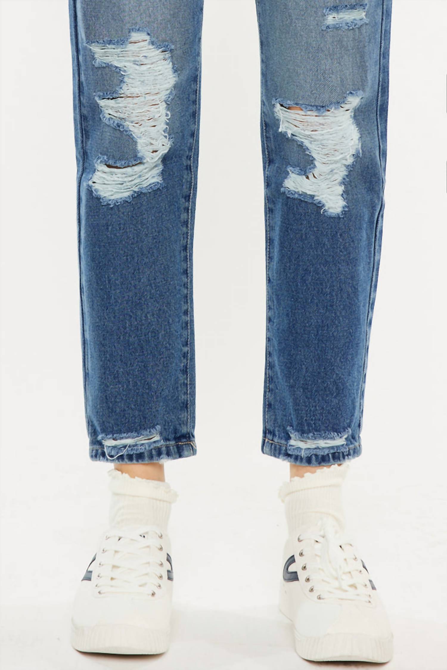 Kancan - Kerrigan Ultra High Rise Mom Jeans
