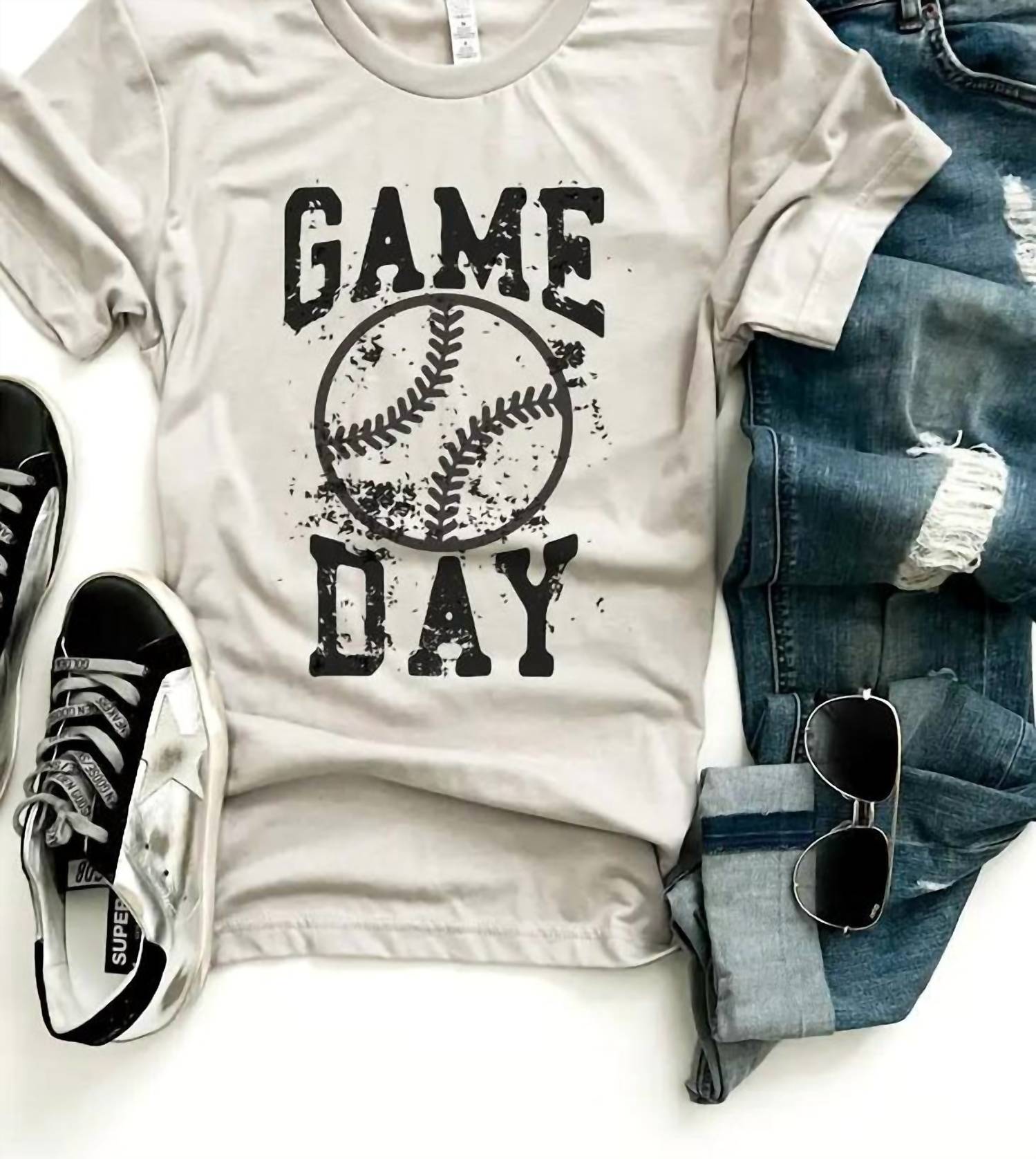 Costa Threads - Game Day Grunge Baseball Tee