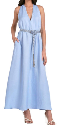Elan - V-neck Sleeveless Maxi Dress