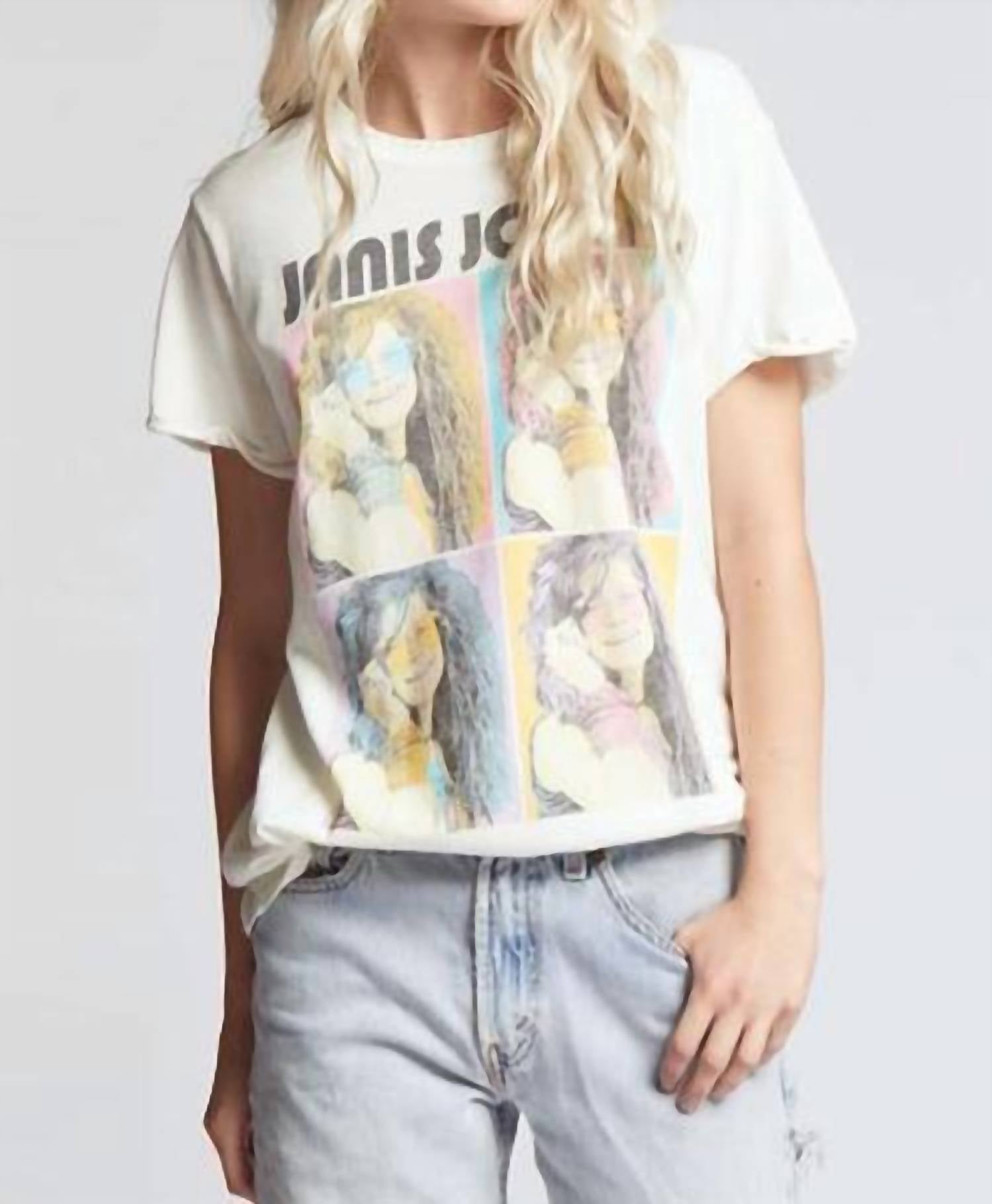 Recycled Karma - Janis Joplin Portrait Tee