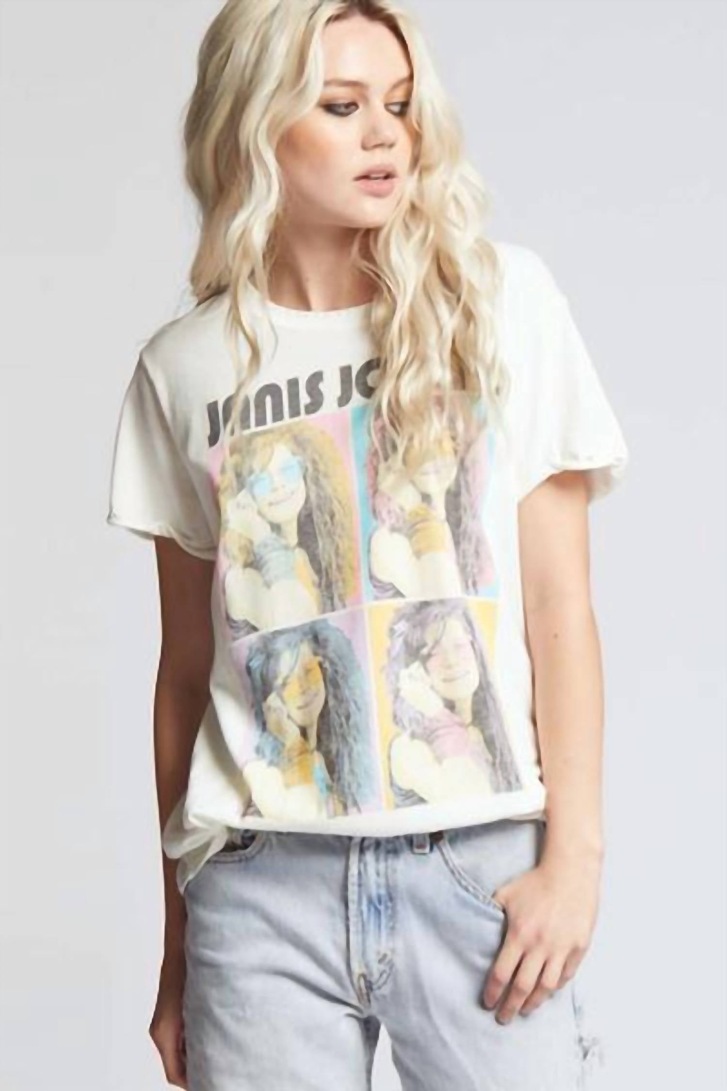 Recycled Karma - Janis Joplin Portrait Tee