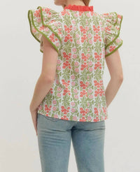 Entro - Flutter Sleeve Top