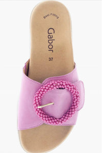 Gabor - Women's Beaded Suede Platform Sandals
