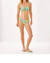 Lilly Pulitzer Clancy Bikini Bottoms in bluette make lemonade - women's swimwear - alternate view