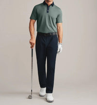 RHONE Golf Sport Polo in tidal green - men's shirt