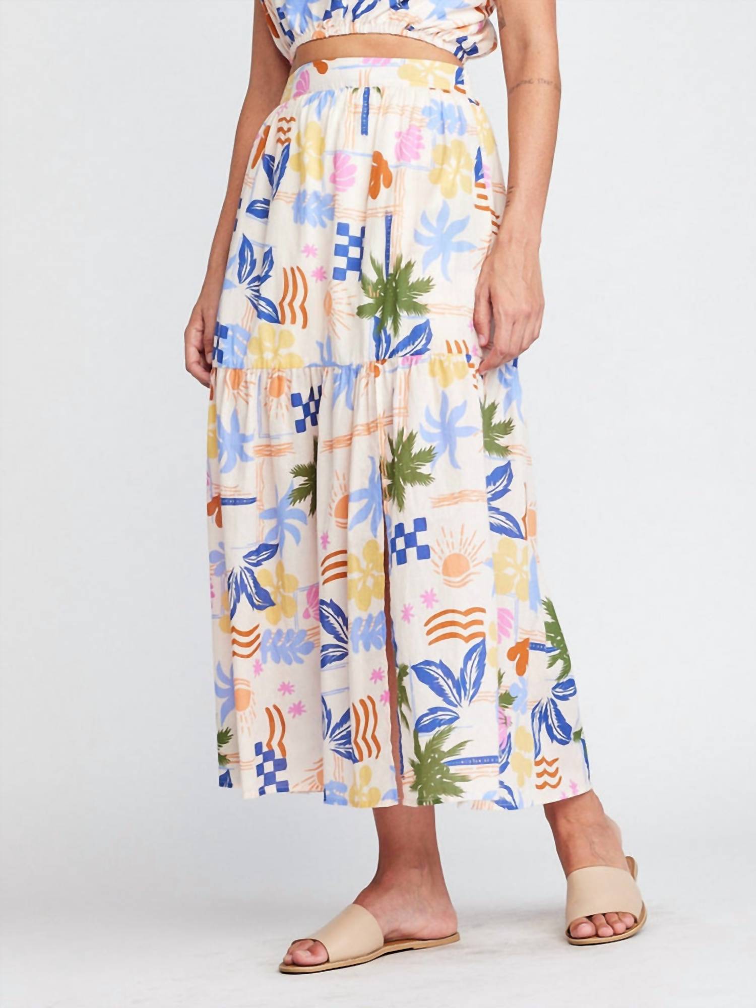 Self Contrast - Rain Maxi Skirt