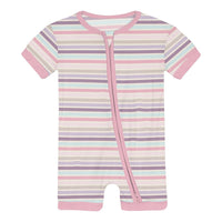 Kickee - Girl's Shorty Sleeper With Zipper Pajama