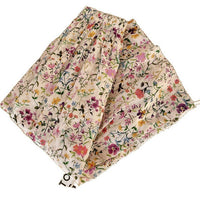 Funkyrel - Women's Loose & Cheerful Floral Wide-leg Capris