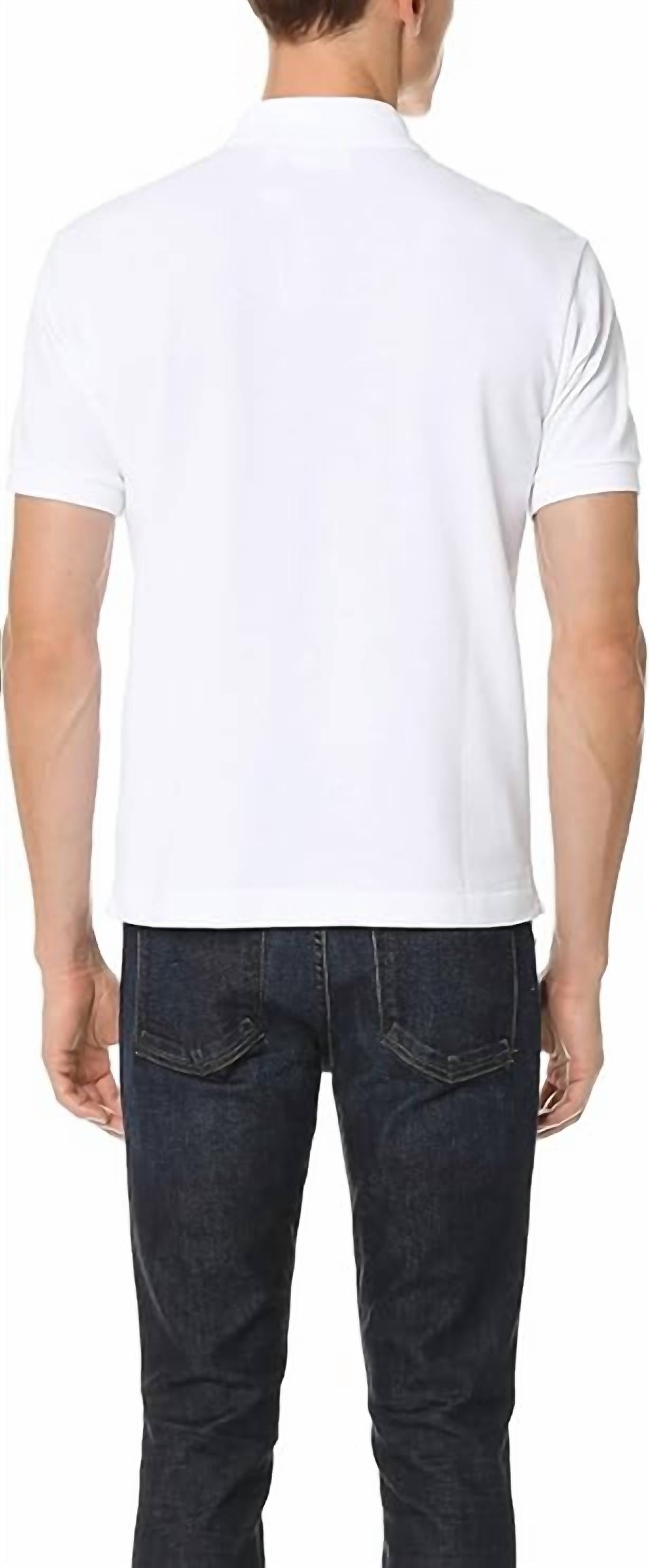 Lacoste - Short Sleeve Pima Jersey Interlock Regular Fit Polo Shirt