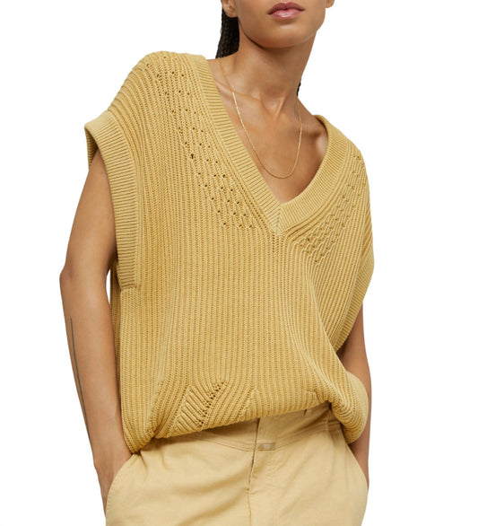 Closed - SLEEVELESS ORGANIC COTTON SWEATER