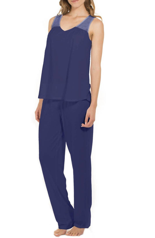 Twelve Eighty Eight - Amber Tank Top Full Length Pant Pajama Set