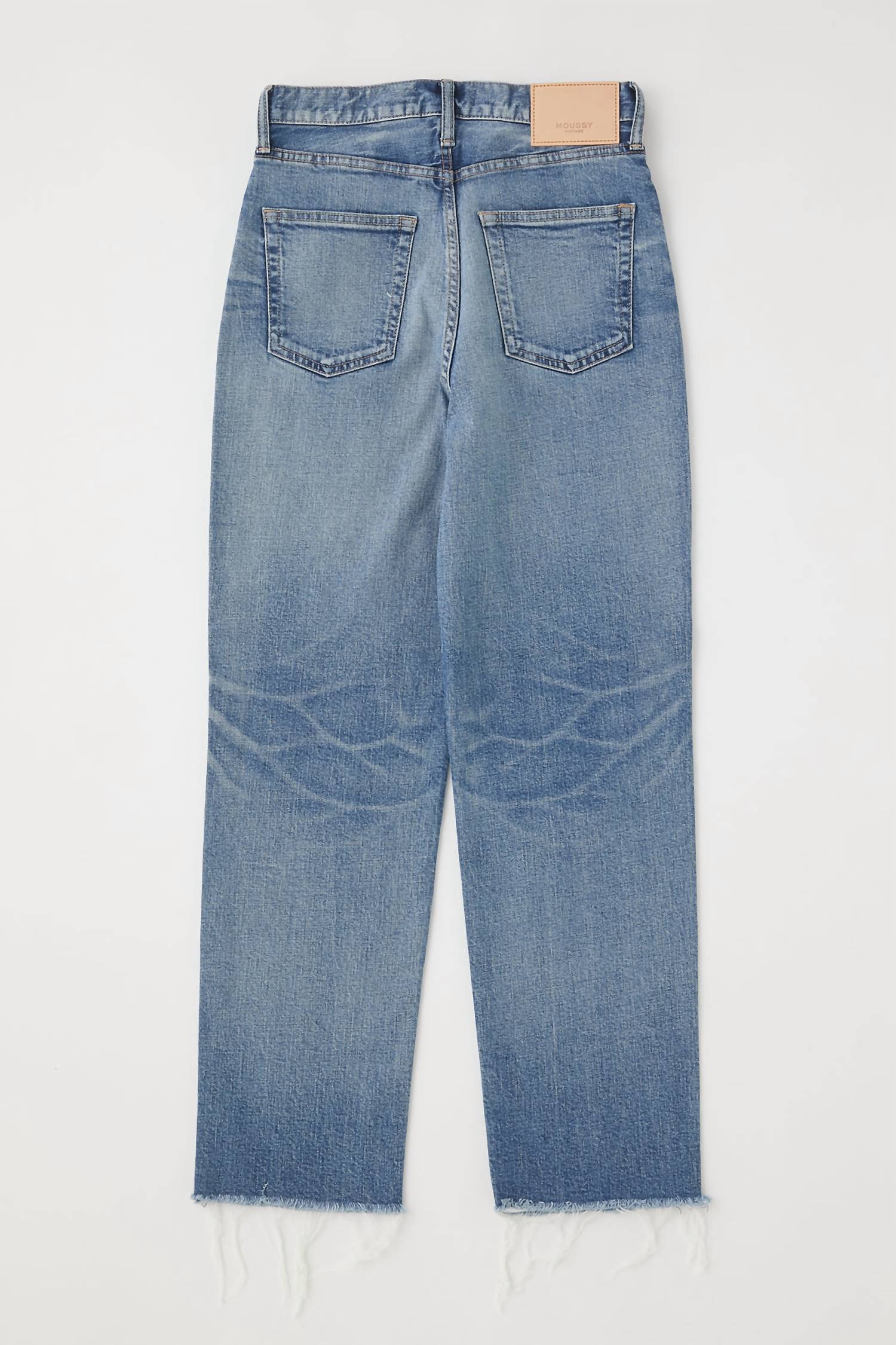 Moussy - Women's Evelyn Cropped Straight-high Rise Jeans