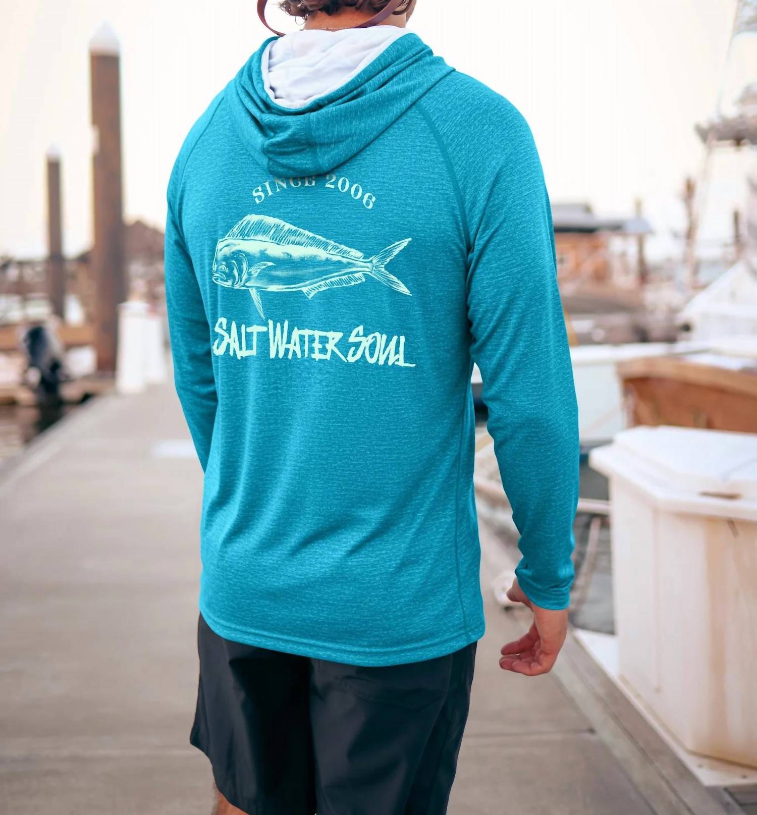 Salt Water Soul - Men's Tarpon Classic Performance Hoodie