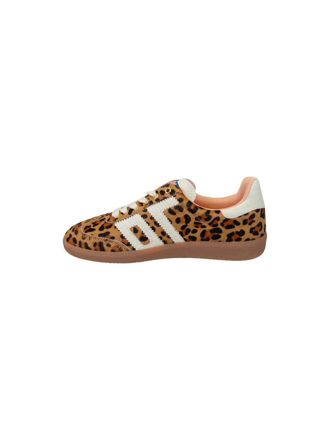 Back 70 Women's Cloud Sneakers in leopard camel white - women's sneaker - alternate view