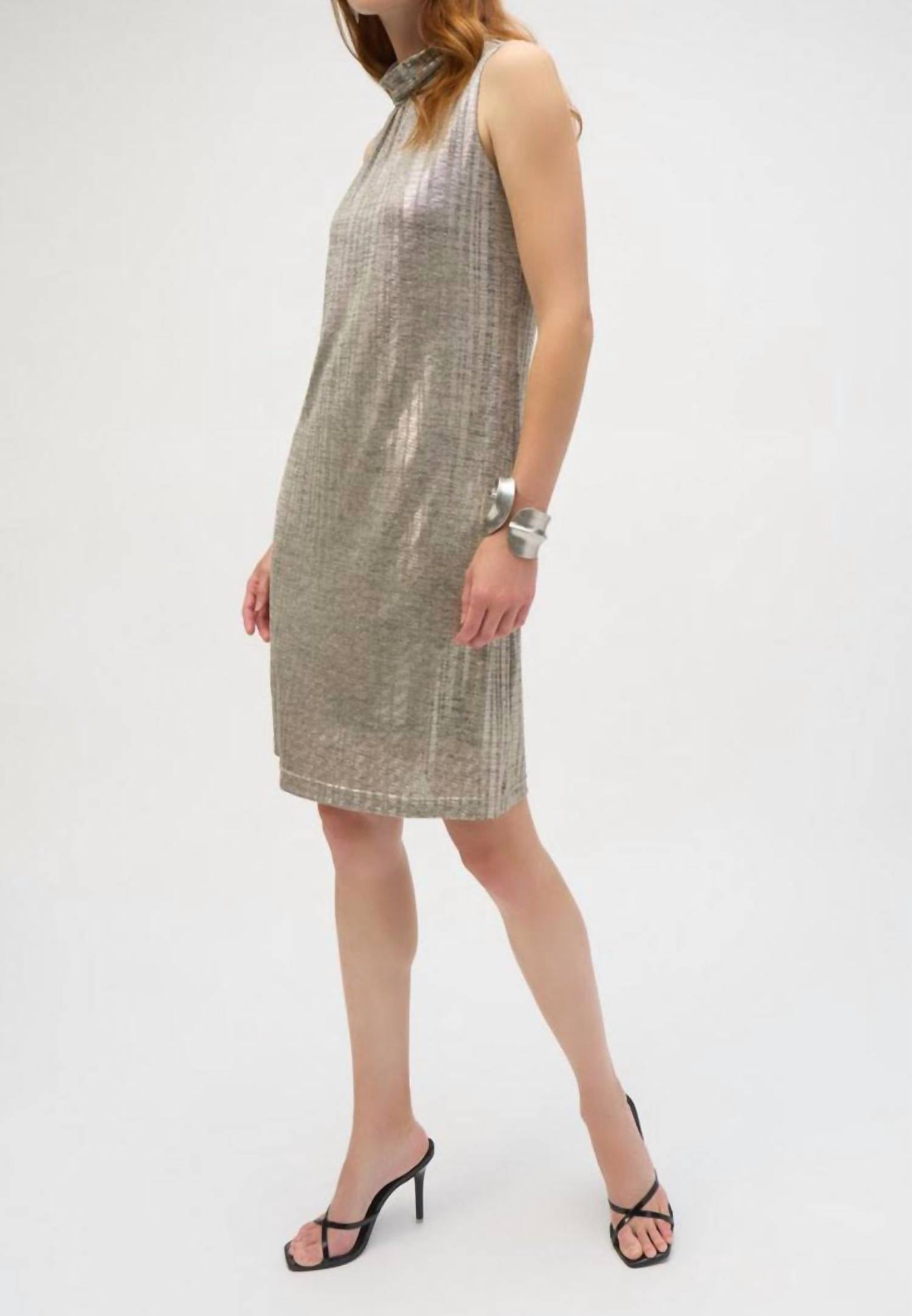 Joseph Ribkoff - Foiled Mini Dress