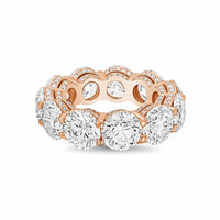 Diana M Jewels - Women's Round Lab-Grown Diamond Eternity Band (15.00 Ct) - Grand