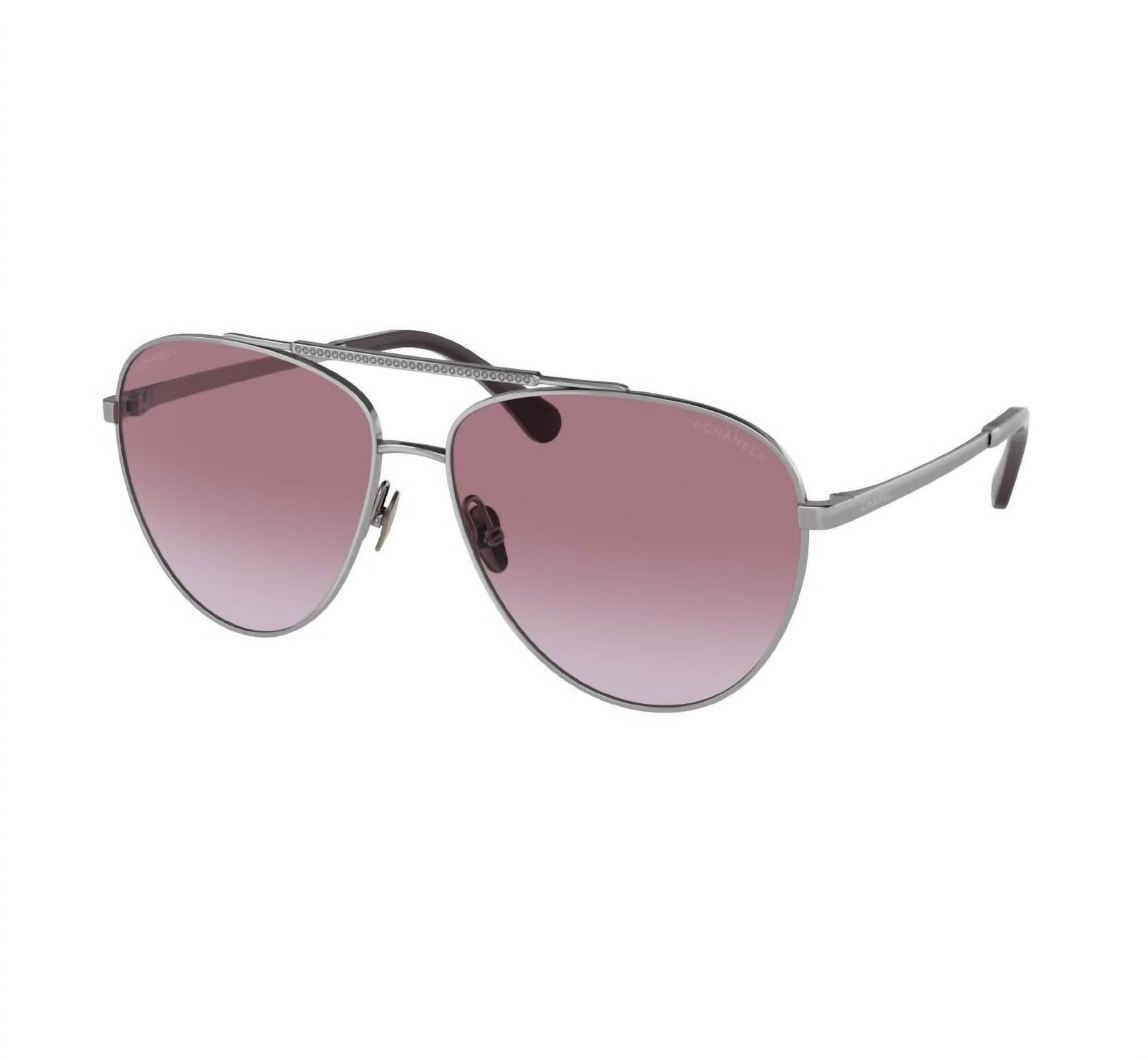 Chanel - Women's Aviator Non Polarized Sunglasses 4279b - C108s1