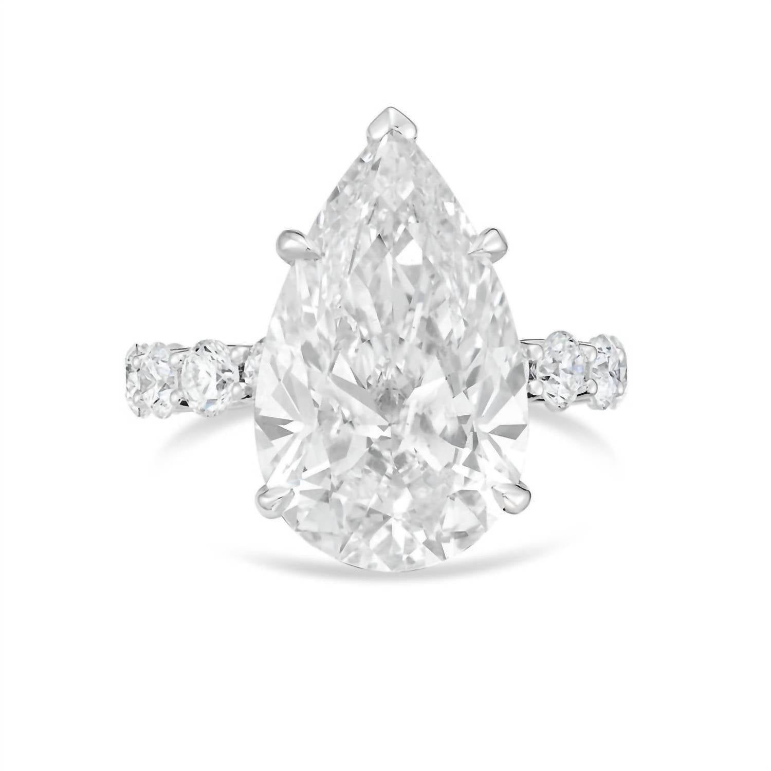 Diana M Jewels - Women's Pear & Round Lab-Grown Diamond Fashion Ring (5.00 Ct) - Statement