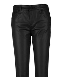 KUT FROM THE KLOTH Women's Mia High Rise Fab Ab Toothpick Jeans in black - women's jeans - detail view