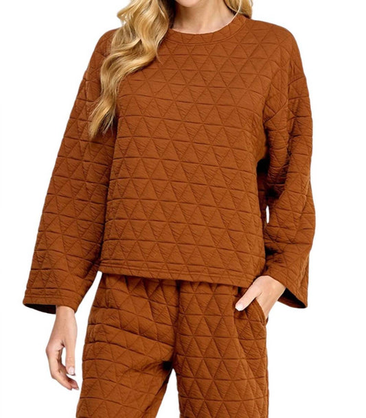 See And Be Seen - QUILTED LONG SLEEVE TOP