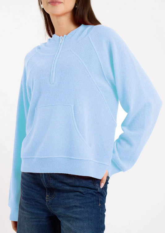 Brodie Cashmere - Lola Half-zip Hoodie