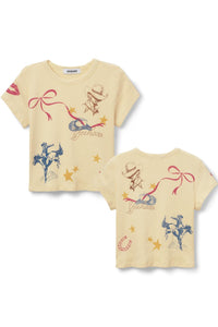 Daydreamer - Western Flash Pointelle Tee
