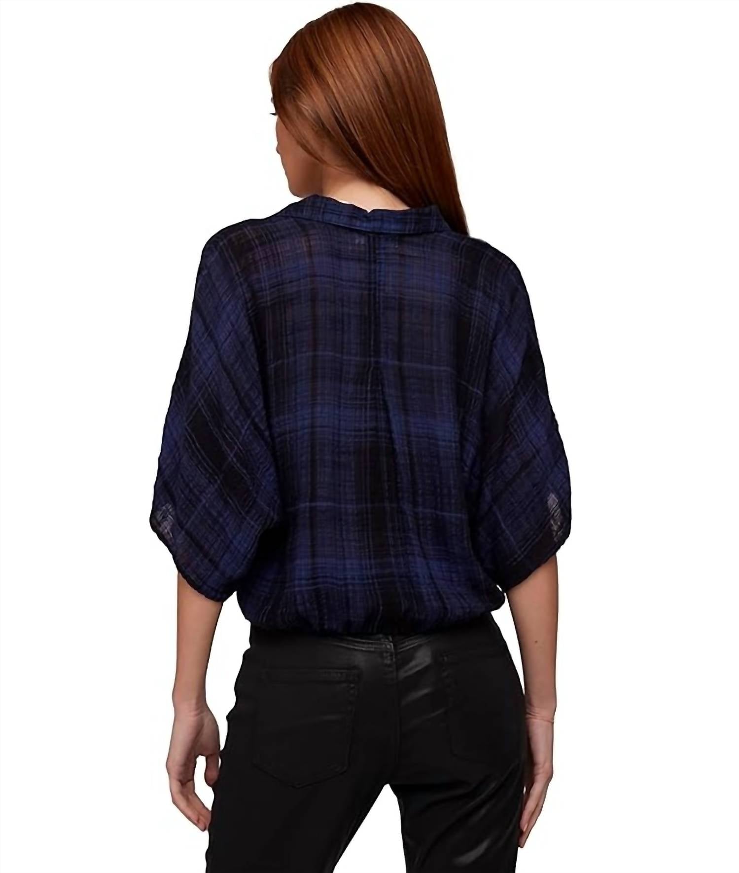 Bella Dahl - flowy tie waist shirt