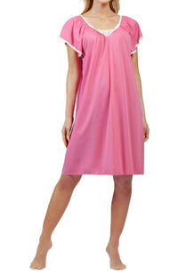 Shadowline Lingerie - Cameo With Flutter Sleeve Short Nightgown