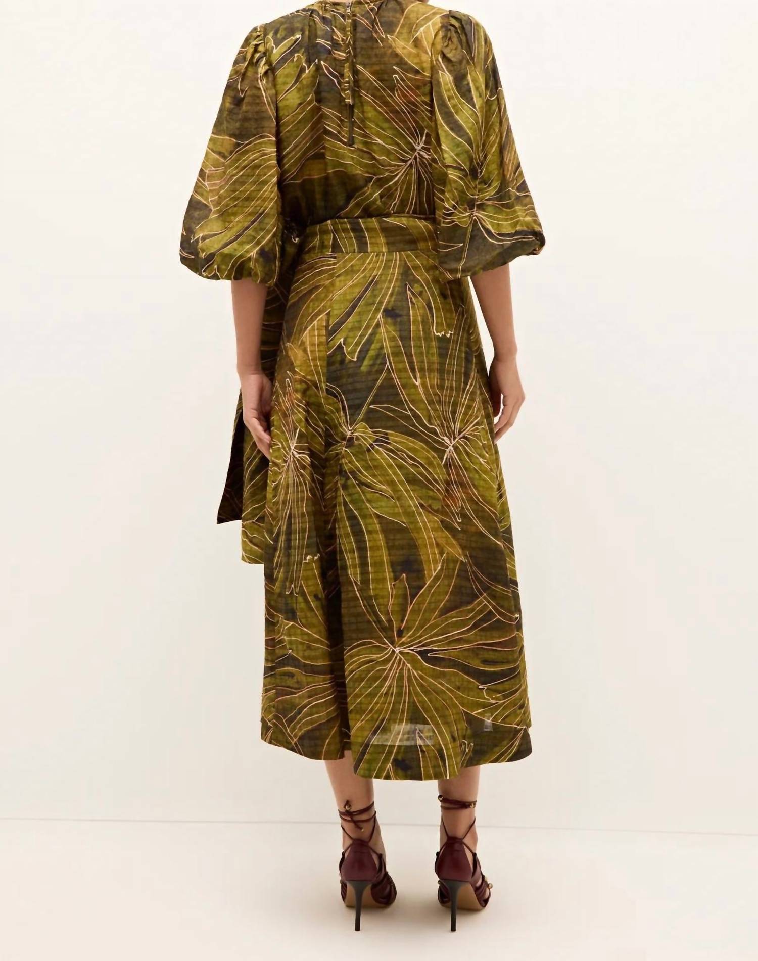 Marie Oliver Harly Top in canopy - women's blouse - alternate view