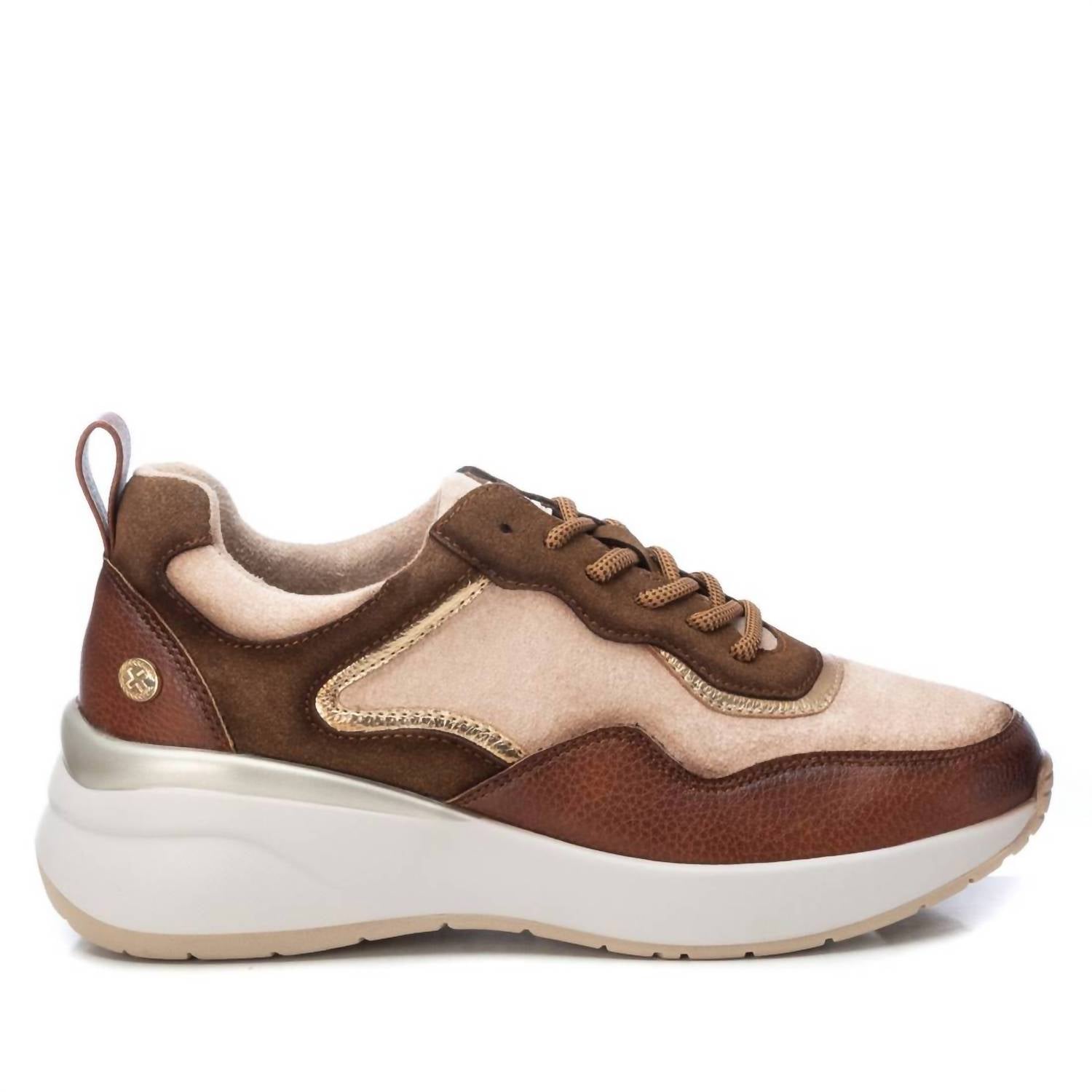 Xti - Women's Suede Metallic Sneakers