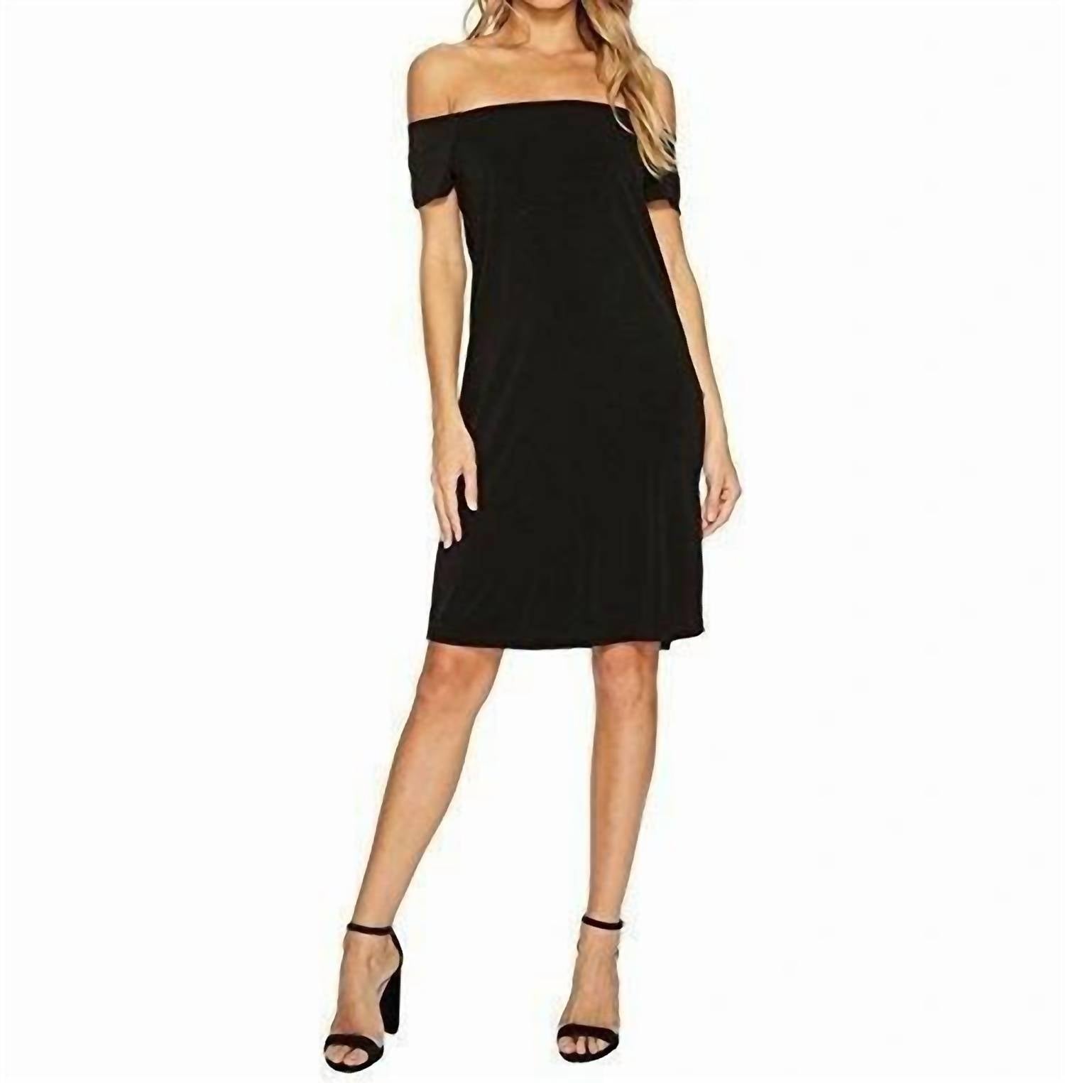 Bishop + Young - Avery Bare Shoulder Mini Dress