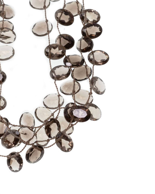 Margo Morrison - Women's Faceted Oval Smoky Quartz Bracelet