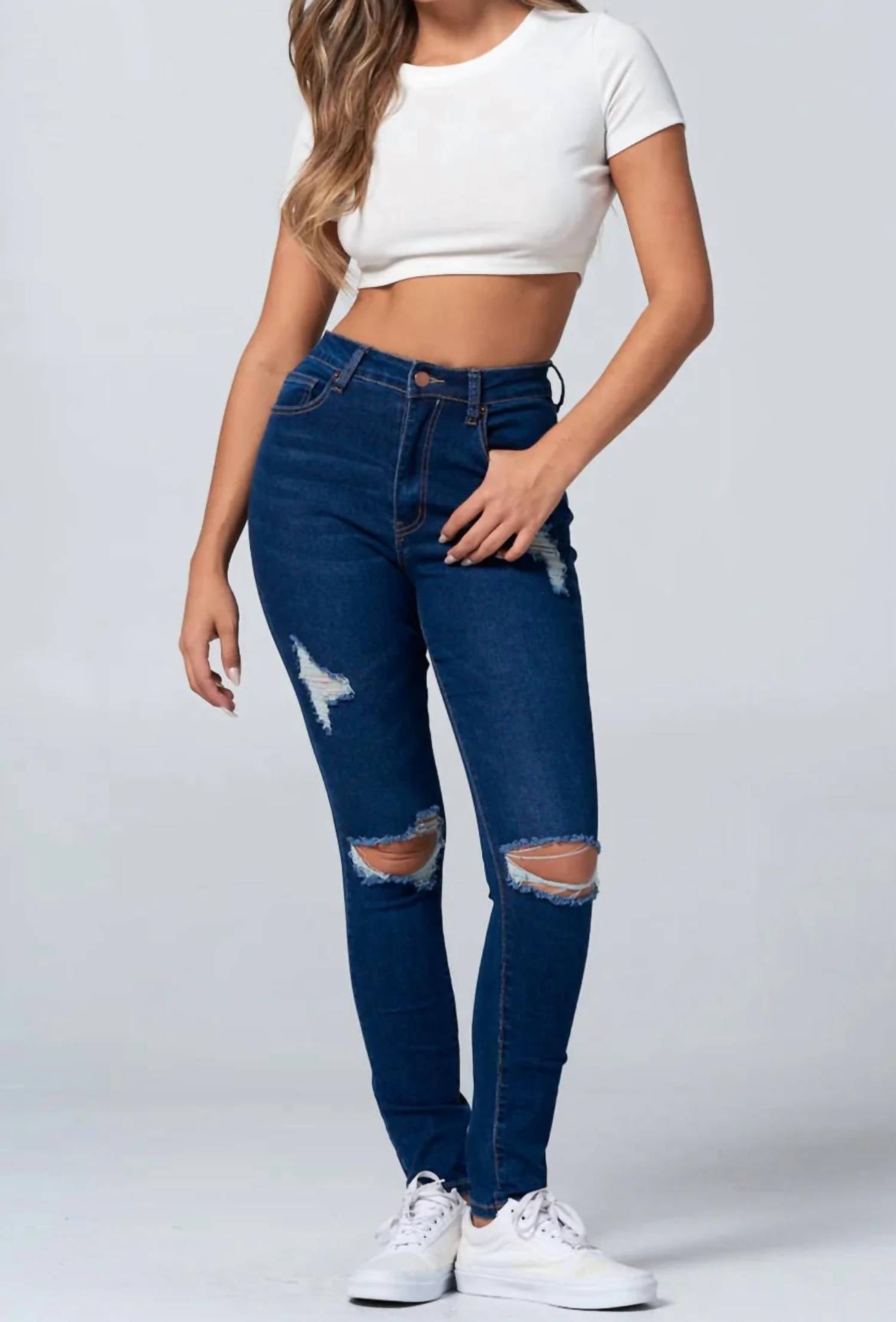 Blue Turtle - Distressed Denim Jeans
