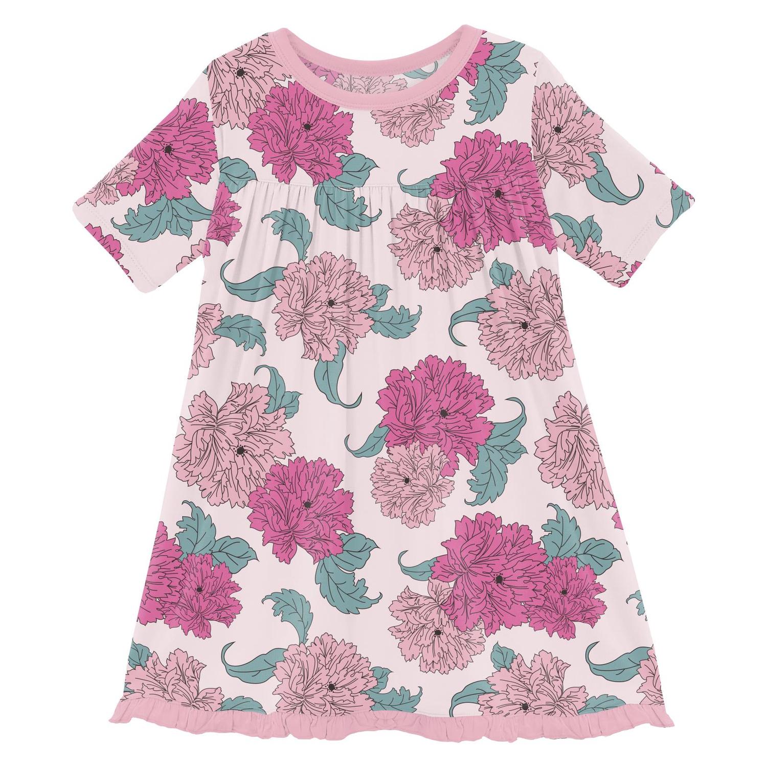 Kickee - Girl's Classic Short Sleeve Swing Dress